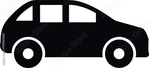 garbage truck silhouette vector illustration on transparent background
