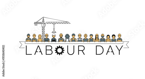 Labour Day icon vector illustration