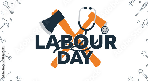 Labour Day icon vector