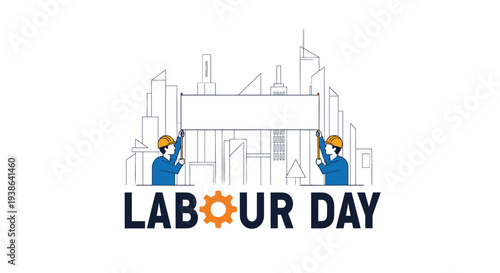 Labour Day icon vector illustration