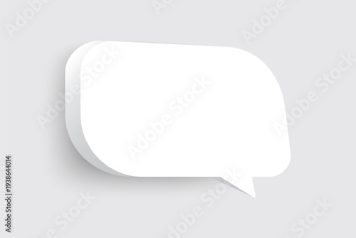 Speech bubble blank frame, text quote box, message