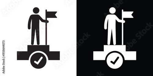 Light bulb icon flanked by two upward arrows. Symbolizes creative growth, innovation, increasing intelligence, and the progression of ideas. Ideal for startup and brainstorming concepts.