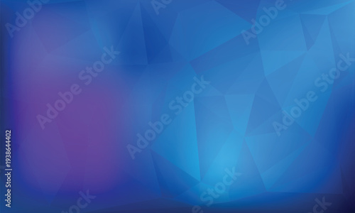 Gradient blue and purple geometric shapes background