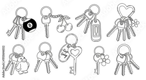 Minimalist line art illustration of a classic outdoor backpack, perfect for adventurers and travelers. This versatile gear represents exploration, hiking, and the journey into nature