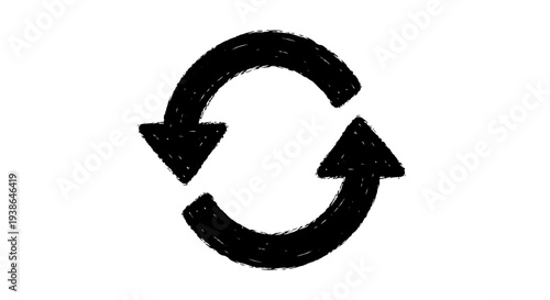 Circular arrows indicating a refresh or reload action, suggesting a cycle or repetition