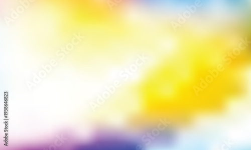 Multicolored abstract background with yellow purple and blue hues