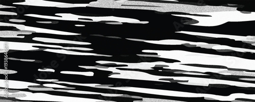 Straight line vector brush strokes. Black hand drawn stripes, smears. Chinese or Japanese calligraphy brushstrokes set. Rough grunge thick paint line texture. Vector sketch rectangle text boxes