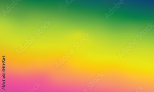 Multicolored gradient background with pink yellow green blue