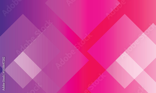Overlapping pink purple squares gradient background