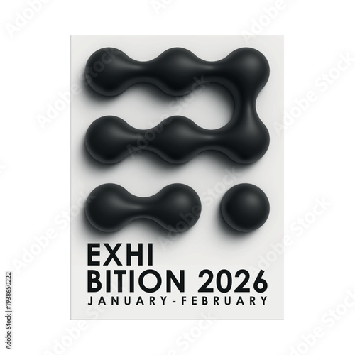 3D Bauhaus Geometric Poster