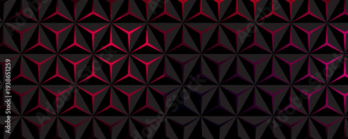 grey and red hexagons modern background illustration