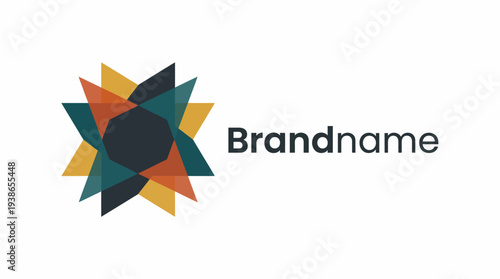 This vibrant abstract star logo signifies creativity and diversity, making it suitable for brands in the entertainment, art, or educational sectors seeking a dynamic identity.