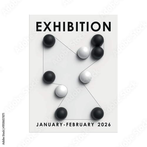 3D Bauhaus Geometric Poster