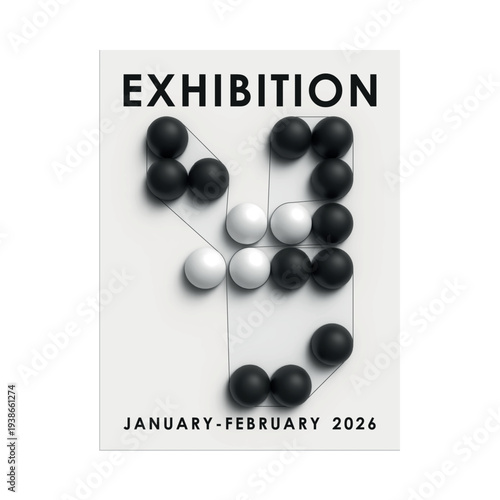 3D Bauhaus Geometric Poster