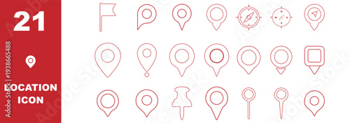 Set of location pin icons. location pin place marker. Location icon. Map marker pointer icon set. Modern map markers. Pin icon vector isolated on white background. Vector illustration, eps 10.