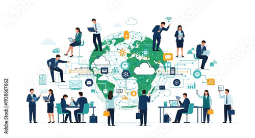 Diverse People Working Globally Together.