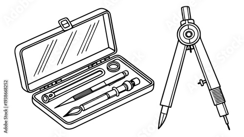 Drafting tools for precision drawing and design work