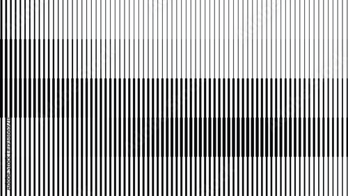 Abstract Black and White Gradient Pattern with Vertical Parallel Line Texture.