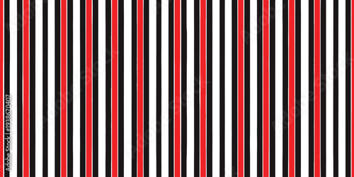 Abstract striped pattern with bold red and black vertical lines Vector