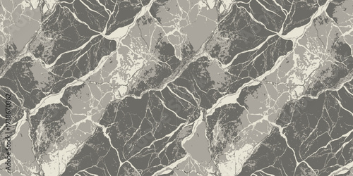 Abstract swirling patterns in monochromatic grayscale texture design Vector