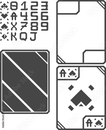 to make poker cards template 