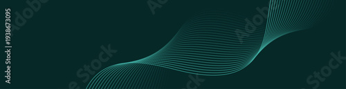 Modern abstract gradient wave background with smooth lines for website banners, copy space