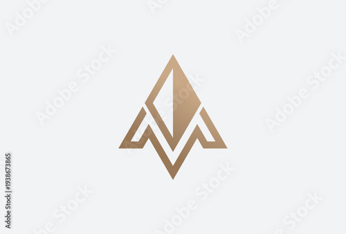 letter AM Diamond logo, letter AM with diamond combination, usable for branding and business logos, Jewelry Logo Design Template, vector illustration