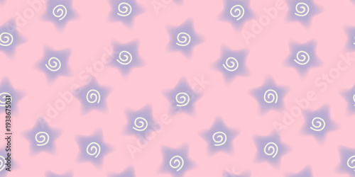 Pastel mesh gradient background with soft pink and lavender tones, blurred spiral elements, and dreamy y2k mood. Trendy seamless texture for wallpaper, packaging, web banners, stationery, and prints.