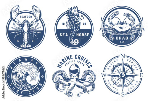 Ocean-themed designs