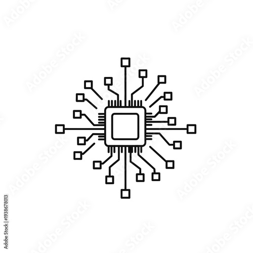 Microchip Circuit Board Electronic Component.
