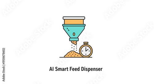 AI smart feed dispenser technology.