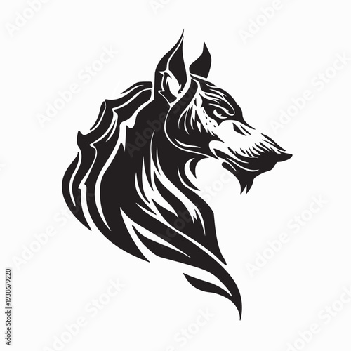 Ancient Greek Mythology Canine Beast Vector Image On White Background