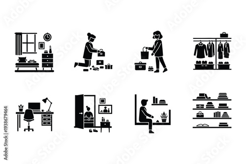 Home Organization and Storage Icons