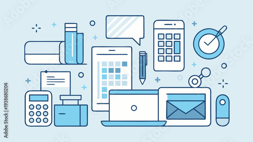 Modern Abstract Business Presentation Background Template Design