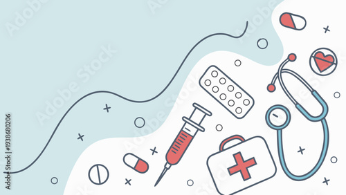 Modern Abstract Business Presentation Background Template Design