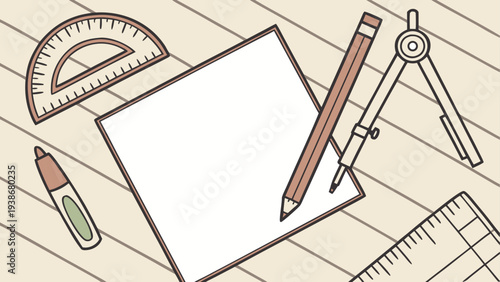 Modern Abstract Business Presentation Background Template Design