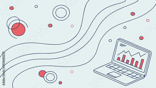 Modern Abstract Business Presentation Background Template Design