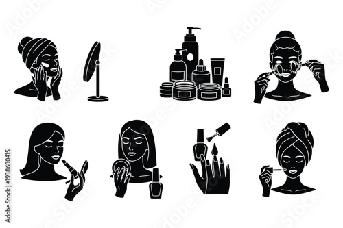 Beauty and Skincare Routine: Makeup and Treatments