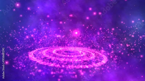 Wallpaper Mural Vibrant Blue Galaxy Spiral With Sparkling Stars and Cosmic Nebula Background Torontodigital.ca