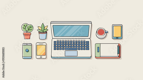 Modern Abstract Business Presentation Background Template Design