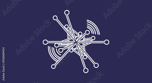 network connection technology background