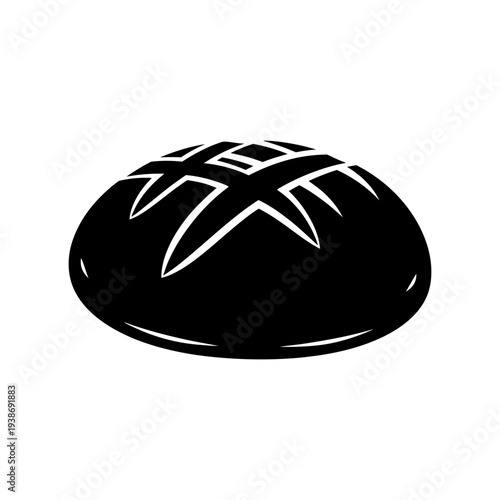 Modern black baseball cap with white logo