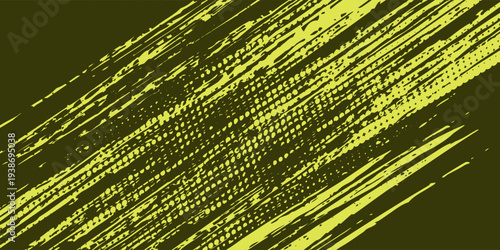 Gradient grunge texture background in yellow and dark blue color pattern with halftone dots