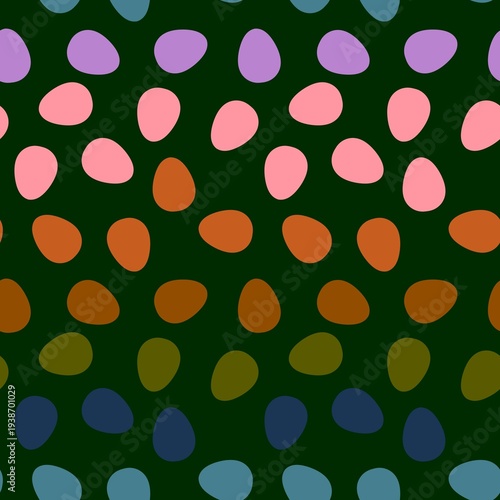 Easter eggs seamless pattern for wallpaper and kitchen fabrics and textiles and kids linens and wrapping paper 