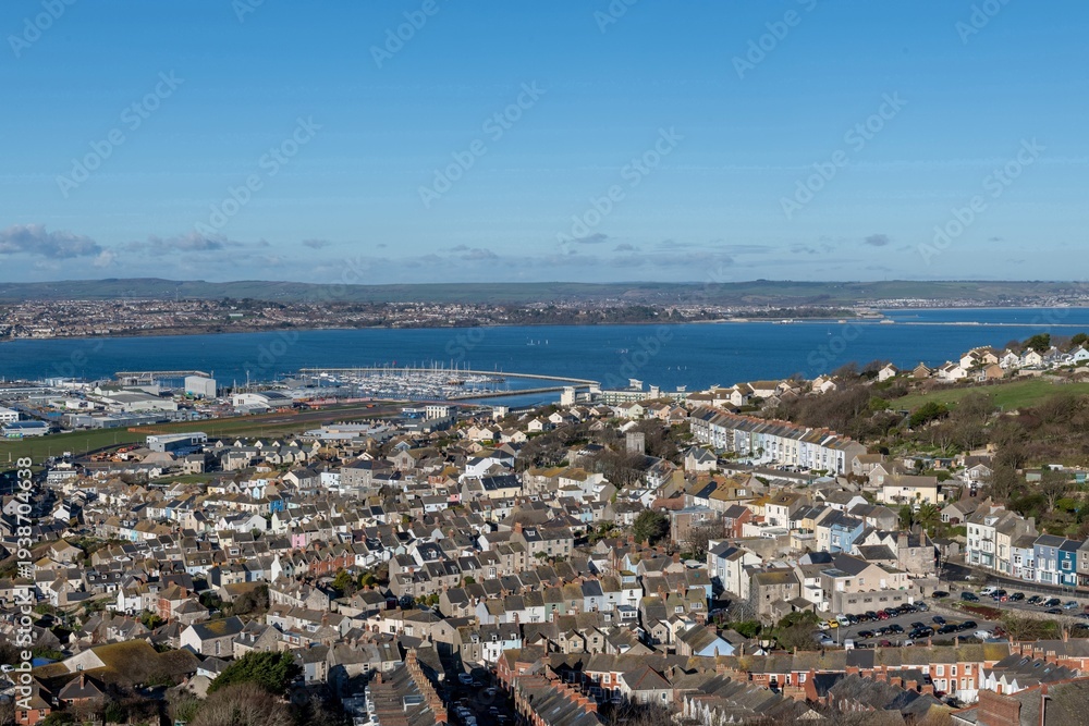 Obraz premium Landscape photo of Portland in Dorset