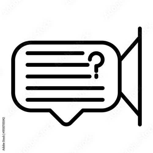 Video Chat Icon Design