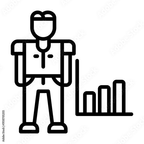 Bar Graph Icon Design