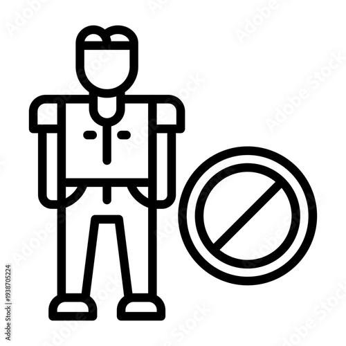 Banned Icon Design