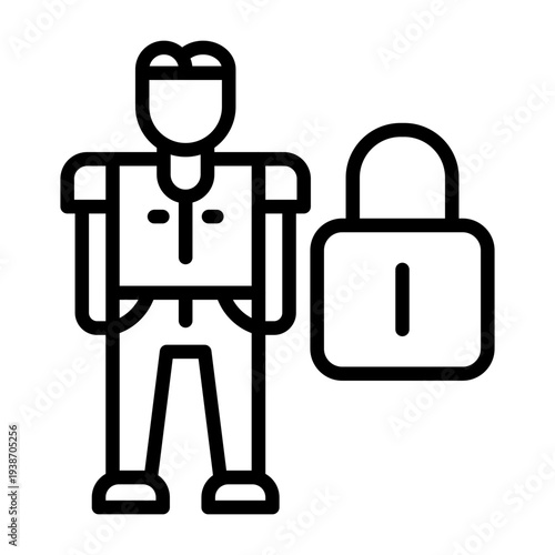 Locked Icon Design