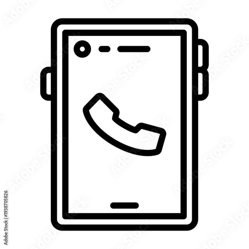 Smartphone Call Icon Design